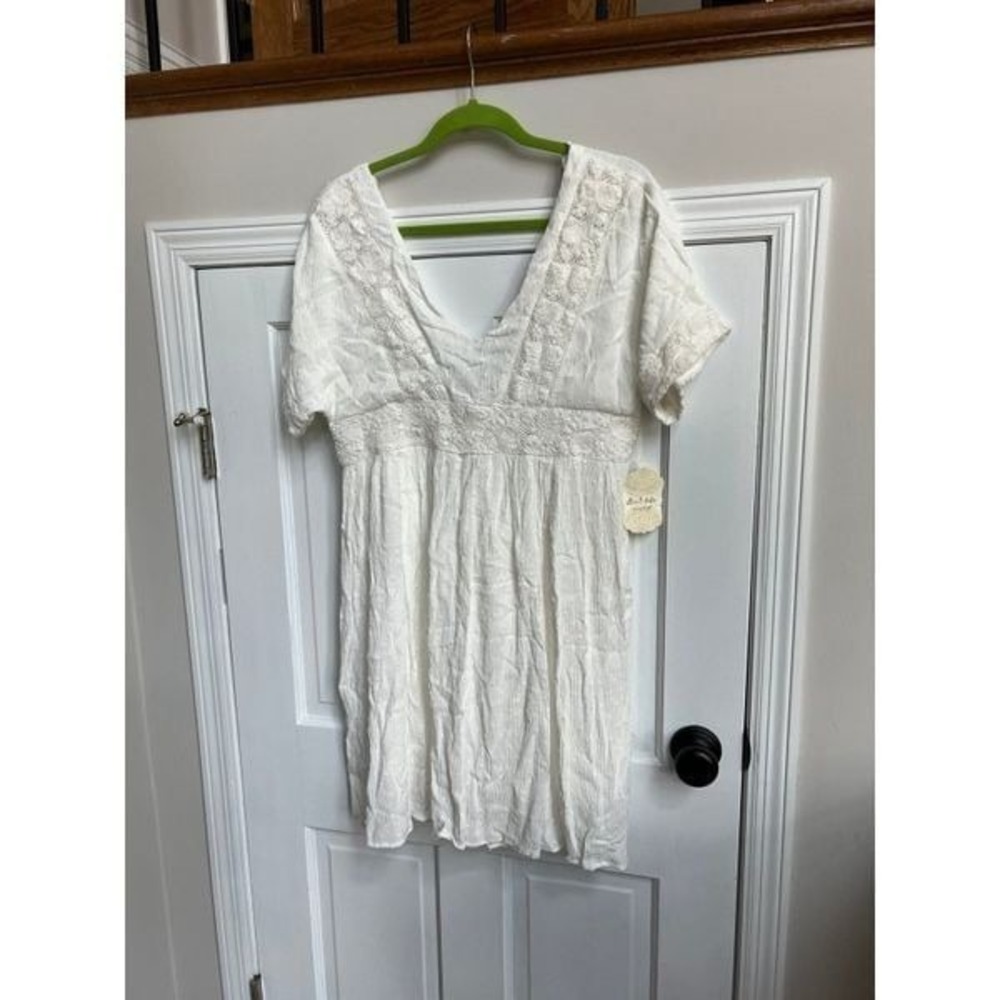 altard state dress white new‎ size large
